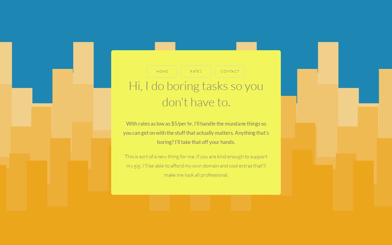 The Boring Task Professional